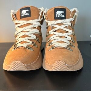 Sorel Brown Lace-Up Hiking Boots